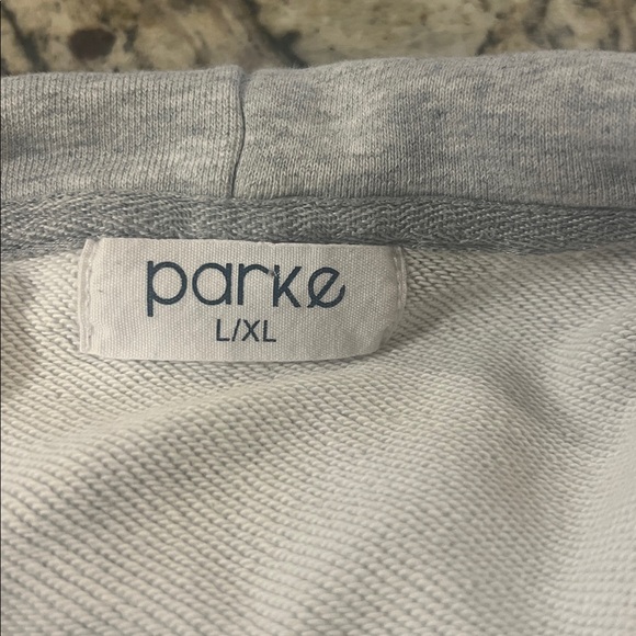 Grey Parke Varsity Hoodie Sz L/XL - Picture 12 of 12